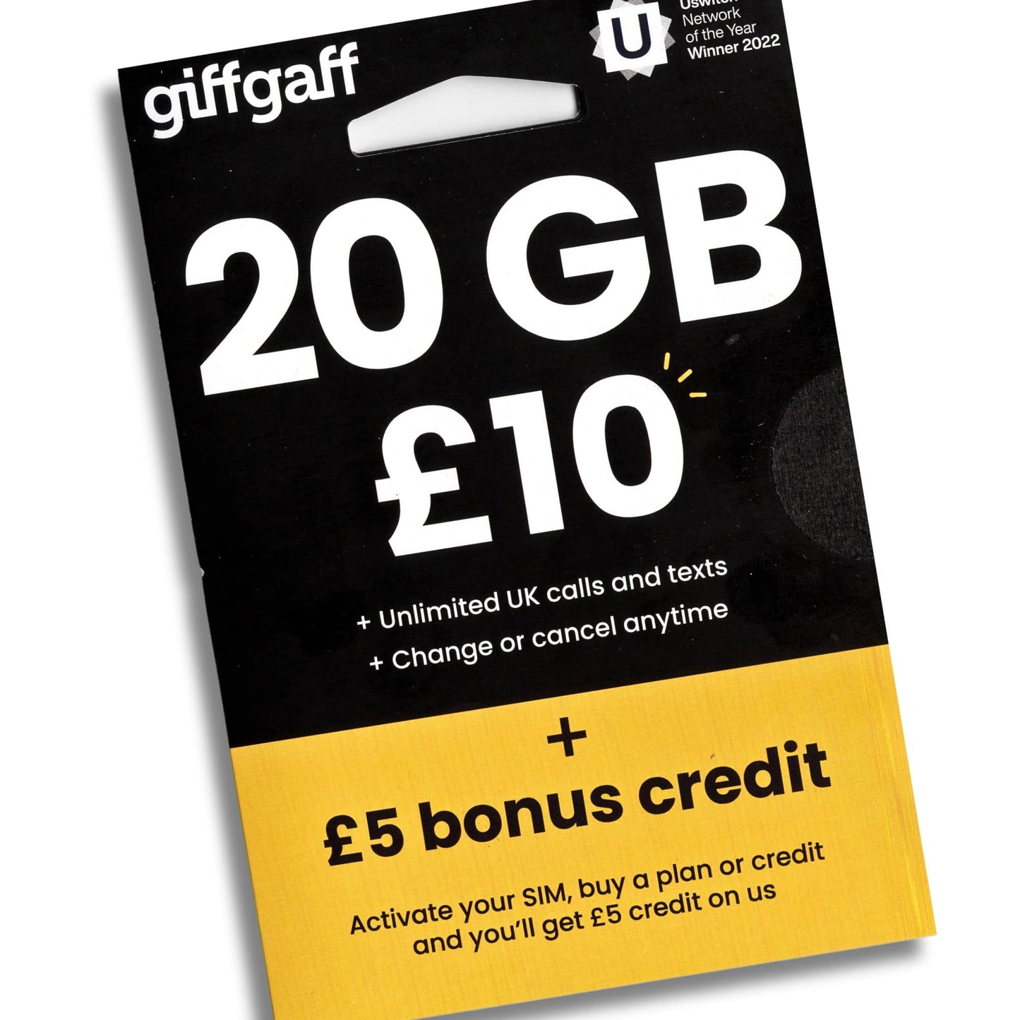 UK GiffGaff Sim card for TikTok And Other Apps